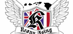 Keanu Asing Junior Pro Model Laminate & Sticker